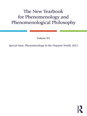 cover image of The New Yearbook for Phenomenology and Phenomenological Philosophy
